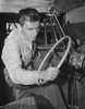 Frank Sinatra Holding Steering Wheel Photo Print - Item # VARCEL707175