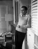 Frank Sinatra Leaning on Cabinet in Sweater Photo Print - Item # VARCEL707193