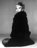 Tammy Grimes wearing a Black Furry Coat Photo Print - Item # VARCEL707299