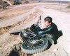 Roger Smith in a Motor Crash Portrait Photo Print