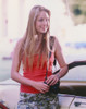 Leelee Sobieski Posed in Red Shirt Portrait Photo Print - Item # VARCEL707379