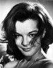 Romy Schneider smiling in Black and White Portrait Photo Print - Item # VARCEL707579