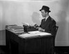 James Stewart Working in Desk Classic Portrait Photo Print - Item # VARCEL707930