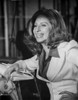 Barbra Streisand smiling In White Coat Photo Print - Item # VARCEL708064