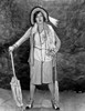 Gloria Swanson posed with Umbrella Classic Portrait Photo Print - Item # VARCEL708206