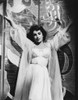 Elizabeth Taylor Arms Up in Black and White Photo Print - Item # VARCEL708317