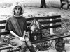 Rosanna Arquette Seated on Couch Photo Print - Item # VARCEL708359