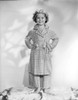 Shirley Temple Posed in Plaid Dress Classic Portrait Photo Print - Item # VARCEL708448