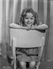 Shirley Temple Posed on the Chair Classic Portrait Photo Print