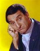 Danny Thomas Posed in Black Coat in Yellow Background Photo Print - Item # VARCEL708784