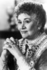 Joan Plowright wearing a Well Detailed Dress, Clasping Hands in a Classic Portrait Photo Print - Item # VARCEL708886