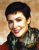 Janine Turner Portrait in Floral Scarf Photo Print - Item # VARCEL708967