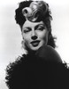 Lana Turner in Black Gown Close Up Portrait Photo Print - Item # VARCEL709005