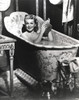 Lana Turner Bathing in Black and White Photo Print - Item # VARCEL708986