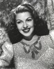 Lana Turner Red lipstick Laying Pose Photo Print - Item # VARCEL709012