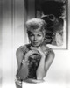 Black and White Portrait of Lana Turner posed in Sparkling Dress Photo Print - Item # VARCEL709025
