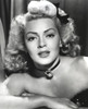Lana Turner Close Up Portrait with Ribbon and Amulet Necklace Photo Print - Item # VARCEL709062