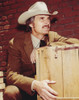 Dennis Weaver Portrait wearing Brown Suit with White hat Photo Print - Item # VARCEL709277