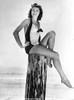 Esther Williams Seated in Swimsuit Photo Print - Item # VARCEL709859