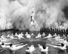 Esther Williams Hanging in Black and White Photo Print - Item # VARCEL709884