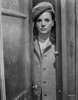 Natalie Wood standing on the Door wearing Fur beret Photo Print - Item # VARCEL709954