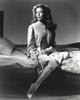 Loretta Young Nightgown White Cotton Long Nighty Photo Print