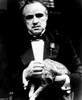 The Godfather Marlon Brando holding cat Photo Print (8 x 10)