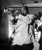 Louis Armstrong playing the trumpet Photo Print - Item # VARGLP346865