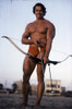 Arnold Schwarzenegger with a bow and arrow Photo Print - Item # VARGLP347174