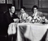 Martin and Lewis in a restaurant with Milton Berle Photo Print (10 x 8)