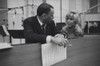 Frank and Nancy Sinatra in a studio Photo Print - Item # VARGLP356437