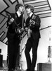 George Harrison and Paul McCartney on stage Photo Print (8 x 10)