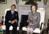 Ronald Reagan and Margaret Thatcher Photo Print (10 x 8)