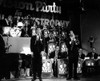 Television still featuring Martin and Lewis with a band Photo Print (10 x 8)