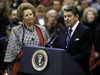 Ronald Reagan speaking on stage Margaret Thatcher Photo Print - Item # VARGLP369156