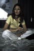 Faye Dunaway smoking on a bed Photo Print