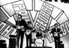 The Beatles performing Photo Print