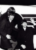 George Harrison and Paul McCartney at an airport Photo Print (8 x 10)