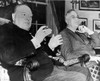 Winston Churchill and Franklin Roosevelt in a living room Photo Print (10 x 8)