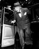 Winston Churchill with a car Photo Print - Item # VARGLP387947