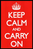 Keep Calm Poster Print