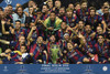 Fc Barcelona Champions Equipment Poster - 22 x 34 inches