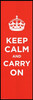 Keep Calm And Carry On Poster Print