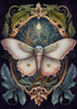 White Moth Poster Print - Dutch Lady The