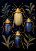 Botanical Beetles 4 Poster Print - Dutch Lady The