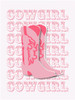 Cowgirl Boots Poster Print - Rose Design Corinne