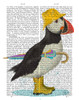 Puffin Puddle Poster Print - Funky Fab