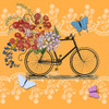 Flower Market Bicycle Poster Print - Licensing Studio Art