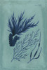 Indigo and Azure Seaweed II Poster Print - Studio Vision