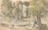 Rowlandson sketching  Poster Print by Thomas Rowlandson